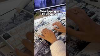 Team fast typing over here🤩, which do you prefer? #typing #asmrtyping #mechanicalkeyboard