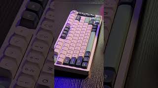 just a stock leobog hi75 #keyboard #mechanicalkeyboard #gamingkeyboard #typing #keycaps