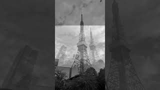 Tokyo Tower in Timeless Monochrome #TokyoTower  #BlackAndWhite #TimelessBeauty #VintageStyle