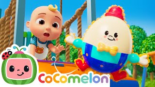 Humpty Dumpty Playground with JJ | CoComelon Nursery Rhymes & Kids Songs