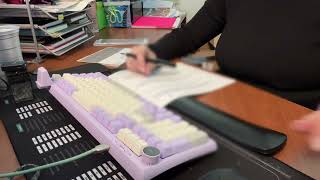Creamy Keyboard Satisfying Workstation Sounds | Typing, Ripping & Classic Office ASMR (No talking)