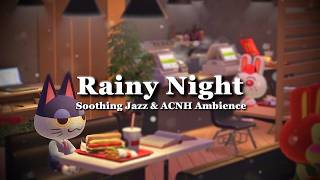 【あつ森BGM】☔️雨の日のマックで聴く心地よいジャズ音楽🌧️／作業用・勉強用・睡眠用