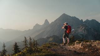 Incredible Mountains And Firey Skies | Hiking Photography