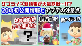 【あつ森】あの機能が完全廃止！？公式から新情報が大量放出！！「20の初公開情報」とアプデの注意点・細かすぎる小ネタをまとめてみた【あつまれ どうぶつの森】@レウンGameTV