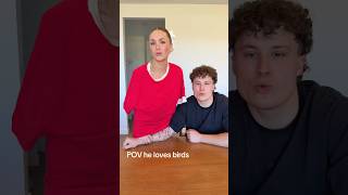 Did we win this trend??! #funnyvideo #couplechallenge #trendingchallenge #birds #mustwatch