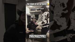 The chair as no network 😂 #funny #comedyforever #funnyprank #husbandwife #blackpantherattitude