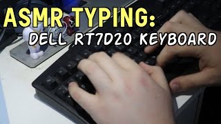 Typing on DELL RT7D20 || ASMR Typing