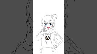 【半分手書き】anime dance　#bbnomoney #check #ai #dance#anime