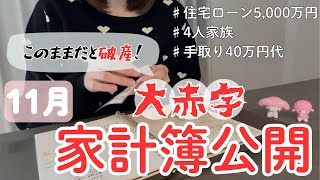 [Audio Included❄️] Closing the November household budget / Revealing my household budget / Reveal...