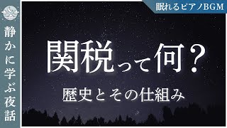そもそも関税って何？｜歴史と仕組み・トランプ関税とその影響【眠れる経済解説】【睡眠導入】