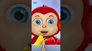 I Like to Eat 🍎🍌 | Apple and Banana Song for Toddlers