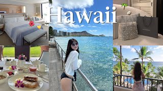 [Hawaii Vlog Part 1] 8-day, 6-night honeymoon 🌴‎ෆ 3 relaxing days at the Halekulani ‎👼🏻‎🤍 Antepri...