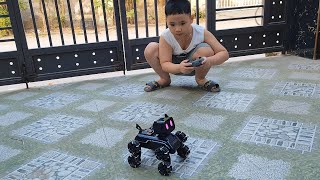 Cún review robot chó -  Đồ chơi siêu hay