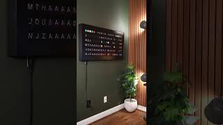 How I make sure that I don't miss a minute of the Olympics #olympics #parisolympics2024 #vestaboard