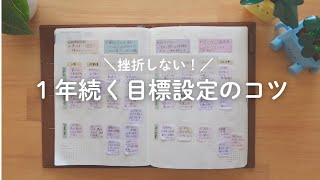 How to Set Goals That Last a Year! | Creating a PDCA Cycle with the Hobonichi Techo