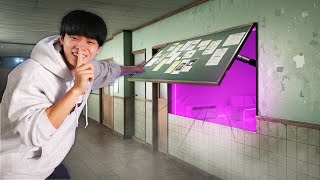 学校に秘密の部屋を作ってみた【絶対バレない】