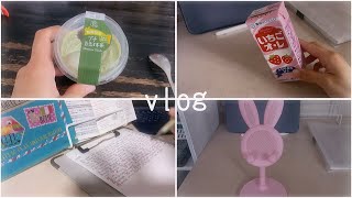 お菓子をたくさん食べてる女の休日