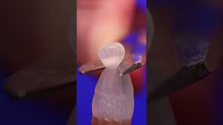 Cola candy vs. Scissors (ASMR Close up/macro) #macro #asmrvideo #satisfying #asmrsounds