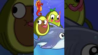 Baby Shark & Pit and Penny ?! 😂 #babyshark  #cartoonkids #kidsanimation