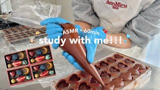 【作業用ASMR🎙️】ガチ集中・無言でお菓子を仕込む1時間👩🏻‍🍳🍫韓国風立体ケーキ/ﾎﾞﾝﾎﾞﾝｼｮｺﾗ6種🩵