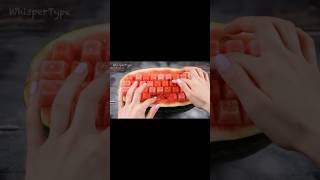 Frozen Fruit ASMR Keyboard — Vol.1 🍈🍉 #asmr #typingasmr #keyboardasmr #asmr  #oddlysatisfying
