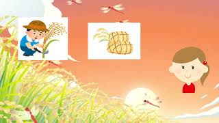 百人一首！天智天皇（秋の田の　かりほの庵の　苫をあらみ　わが衣手は　露にぬれつつ）