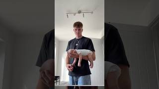 Top 5 Dads Holding Newborns 👶 The Last One Is Unbelievable 😯#cutebabies  #babyshorts