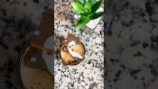 Espresso Over Ghost Chocolate #esspresso #coffee #chocolate #ghost #satisfying #shorts