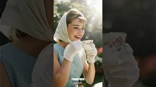 Unseen Moments of Audrey Hepburn That Melt Hearts 💫 #VintageVibes #AudreyHepburn