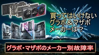 グラボ・マザボメーカー故障率。買ってはいけないグラボ＆マザボメーカーは？
