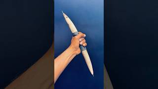 Making survival wooden weapon with nails #survival #craft  #diy #creative #shortvideo #viralvideo