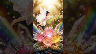 「第1章🧚ガラスの妖精が朝の光の中でいちごに水をあげる🍓💧」“A tiny glass fairy waters her glowing strawberries.” #AIASMR