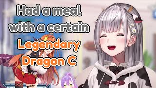 [ENG SUB] Shirogane Noel - Meal with hololive members and A Certain Dragon