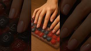 #asmrkeyboard #asmrkeyboardsound #asmrtyping #fruitkeayboard