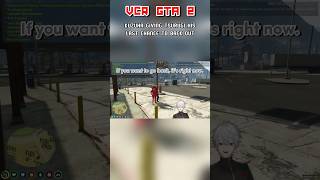 Kuzuha giving Tsurugi his last chance to back out #kuzuha #vcrgta2 #gta #葛葉 #柊ツルギ #hiiragitsurugi