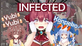 [ENG SUB] Houshou Marine - Peko Language & Koronevirus