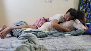 Sweet husband and wife moments❤️ romantic couples so happy with baby😊Love story daily video 29