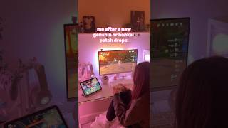 Genshin players after EVERY update 👀😂 #genshinimpact #honkaistarrail #cozygaming #shorts