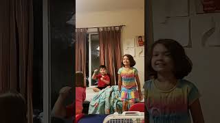 Energetic Kids' Dance Party in Bedroom#KidsDanceParty #ChildrenDancing #BedroomFun