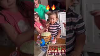Kids VS. Birthdays😂😂🎉 #funny #kids #parenting #viral #shorts