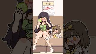 다이어트 중 야식 먹는 사람 심경 변화 | LEMON MELON COOKIE meme | #animation #anime #shorts