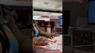 Typing ASMR  #asmrsounds #pink #typingsound #keyboards #keyboardasmr