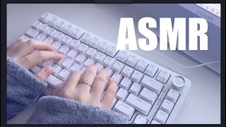 【ASMR】コトコトキーボードタイピング音┃YUNZII B75┃Keyboard Typing Sound┃リラックスできる睡眠・勉強・作業用┃2時間 (No Talking)