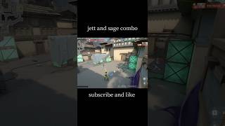 jett and sage combo #valorant #valorantskins #valorantclips #valoranthighlights