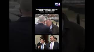 Foreign Ministers Of Denmark And Greenland Share A Smoke Together After Vance-Rubio Meeting