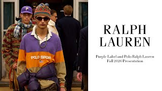 RALPH LAUREN | Ralph Lauren Purple Label and Polo Ralph Lauren Fall 2026 Presentation