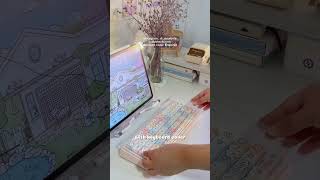 Creamy 🤍🥹 #cidootech #cidoo #kawaii #keyboard #mechkeeb #asmr #asmrtyping #cuteaesthetic #shorts