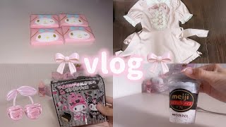 【3日間の放課後Vlog】量産型女子の放課後全部見せ💗かわいいおやつ＆メルカリ購入品も紹介🎀