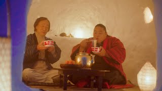 赤いきつね緑のたぬき「真冬のかまくら」篇 30秒