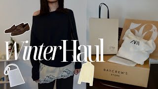 【冬服購入品】アパレル勤務アラサーOLのSALE購入品＆着回し🧤❄️ZARA/BAYCREW'S/UNIQLO